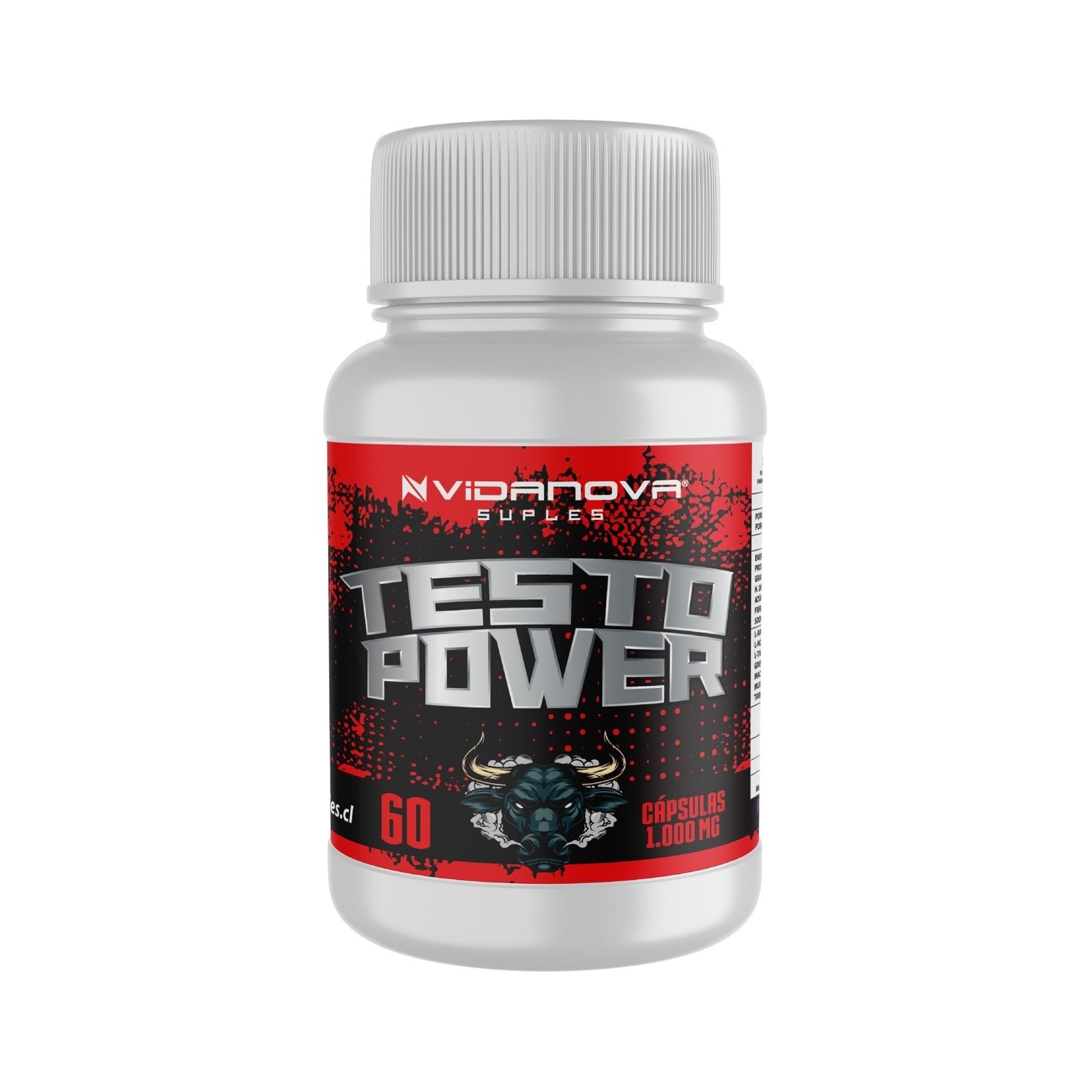 TESTO POWER - Energía Masculina - 1000mg 60 CAPS