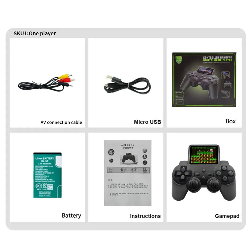 Consola Retro Portátil HD con 520 Juegos Clásicos