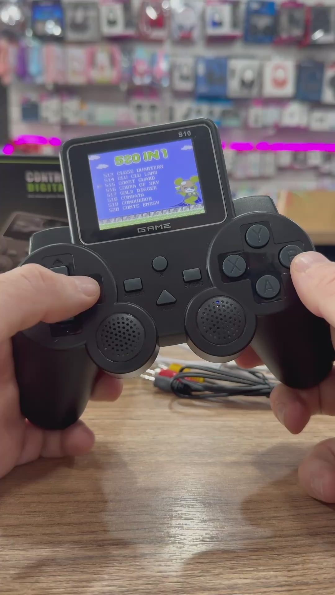 RetroPlay S10 - Consola Retro Portátil con Juegos Clásicos